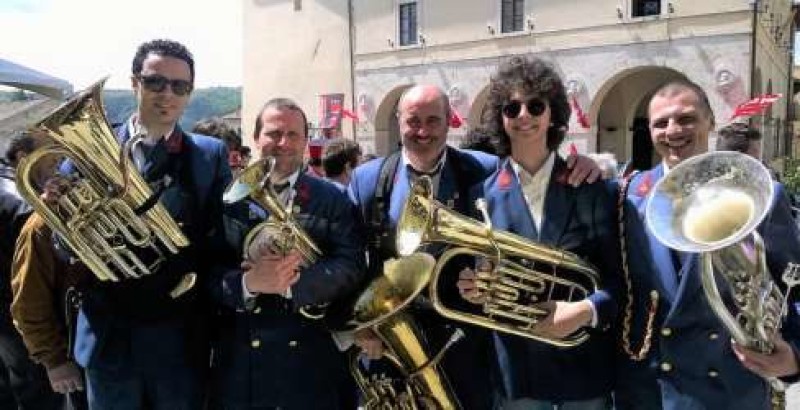 La banda di Sarteano suona in Vaticano
