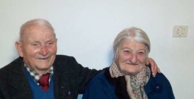 Olga e Luigi festeggiano 70 anni di amore con le nozze di titanio