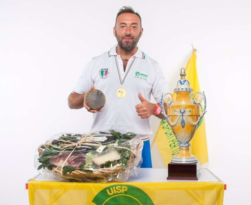Il sinalunghese Simone Massini campione italiano di Ruzzola individuale