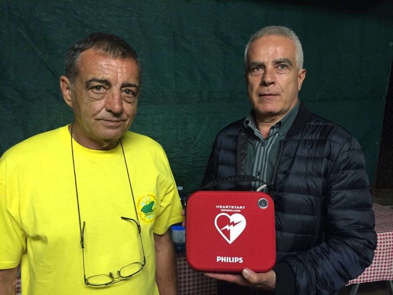 Donato defibrillatore alla comunità di Brolio