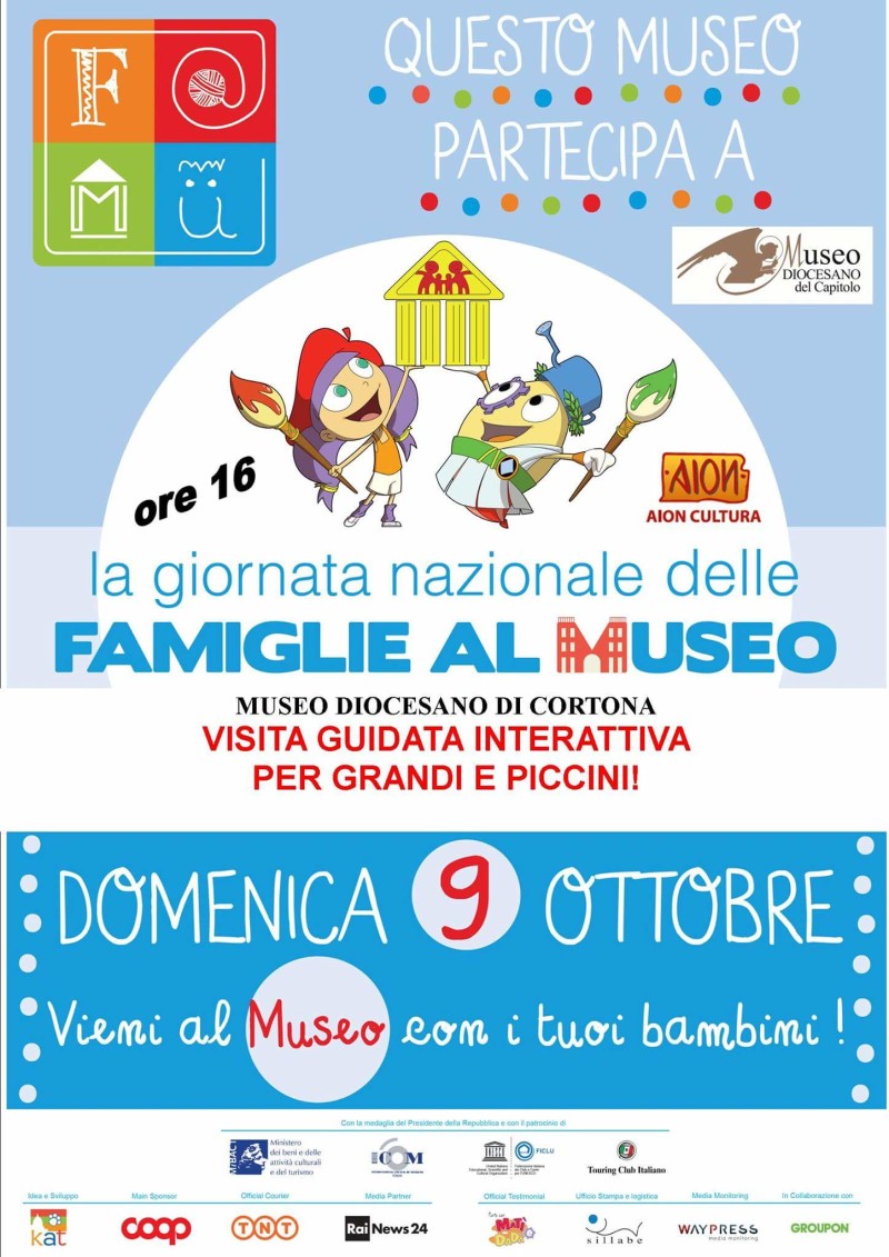 Giornata nazionale delle famiglie al museo: iniziative a Cortona e Lucignano