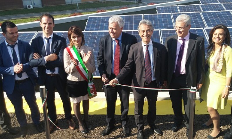 Il Ministro Galletti inaugura all'ospedale della Fratta l'impianto fotovoltaico