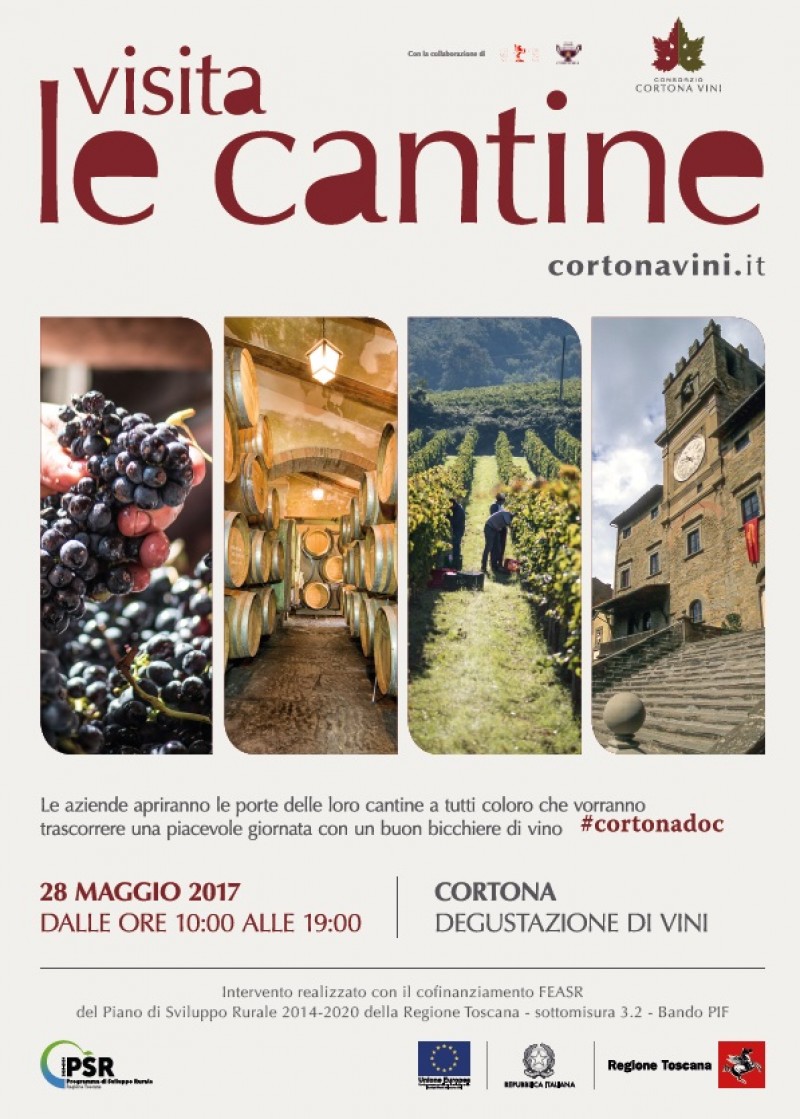 A Cortona torna l'appuntamento con "Visita le Cantine 2017 "