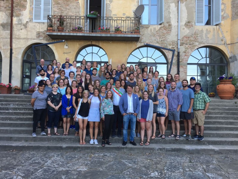 150 studenti a Castiglion Fiorentino con il Santa Chiara Study Centre