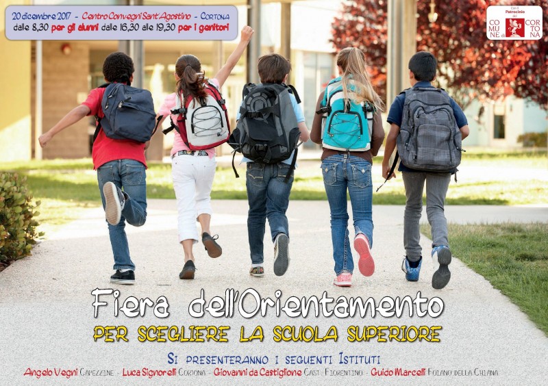 Fiera dell'orientamento scolastico a Cortona, presenti tutte le scuole della Valdichiana