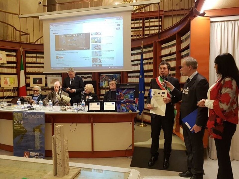 Premio Internazionale Comunicare l’Europa 2018 al sindaco Mario Agnelli
