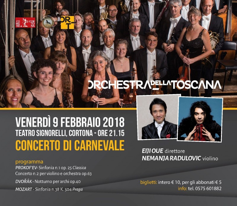 Concerto di Carnevale al Teatro Signorelli di Cortona