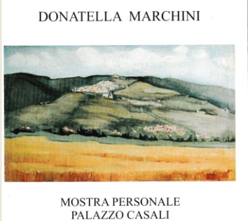Visita alla pittrice Donatella Marchini.