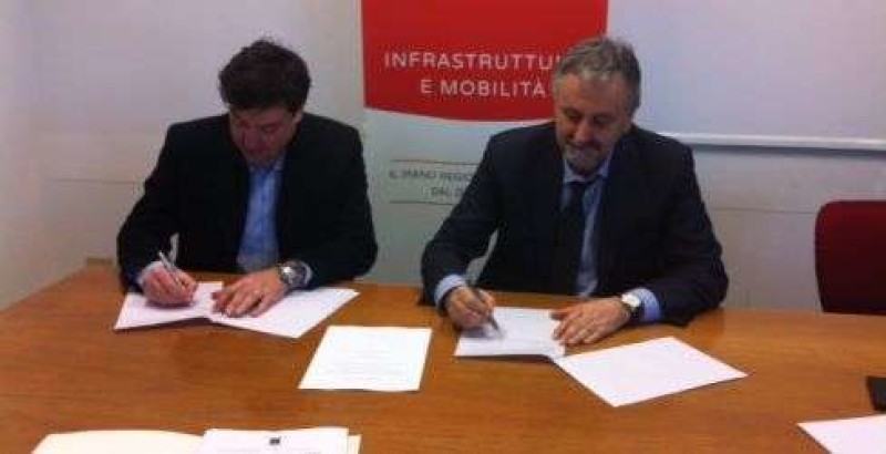 Monte San Savino: firmato l'accordo di programma per il marciapiede del Vado