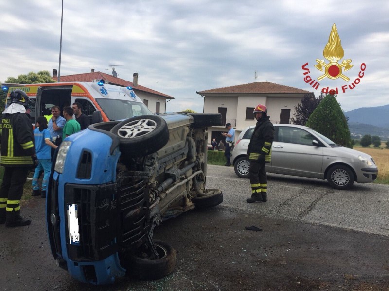 Incidente stradale a Castiglion Fiorentino, ferito un 65enne
