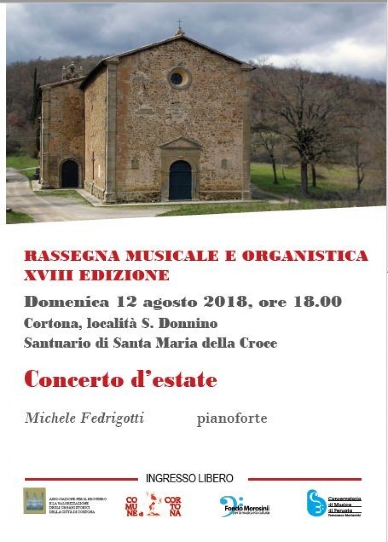 XVIII rassegna musicale e organistica a Cortona: i concerti di agosto e settembre