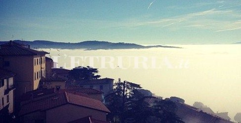 Lo spettacolo della nebbia a Cortona