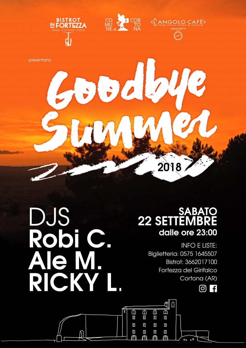 Sabato la grande festa “Goodbye Summer” in Fortezza, ma la stagione non finisce