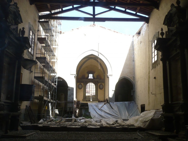 Al via il restauro del tetto della Chiesa castiglionese di San Paolo Eremita in Sant’Agostino