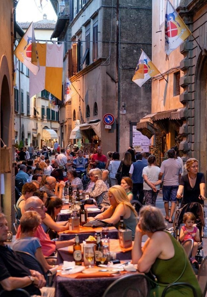 Turismo: i dati di Cortona nei primi sei mesi del 2018  - Pernottamenti + 9,38%
