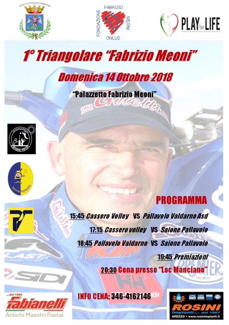 1° triangolare Fabrizio Meoni