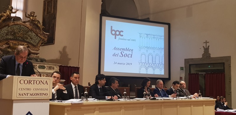 Banca Popolare di Cortona SCpA - Approvato dall’Assemblea il Bilancio dell’esercizio 2018