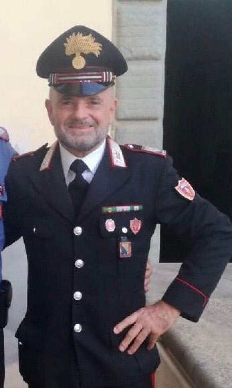 Il Brigadiere Capo Qualifica Speciale Giampaolo Albi della Compagnia Carabinieri di Cortona è andato in pensione