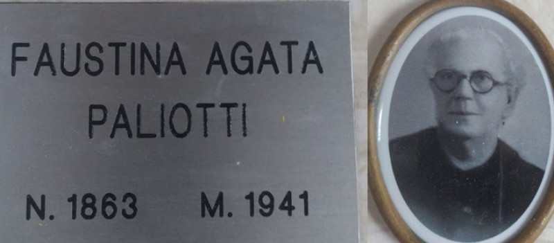 La maestra Faustina Agata Paliotti riposa ancora nel cimitero di Terontola