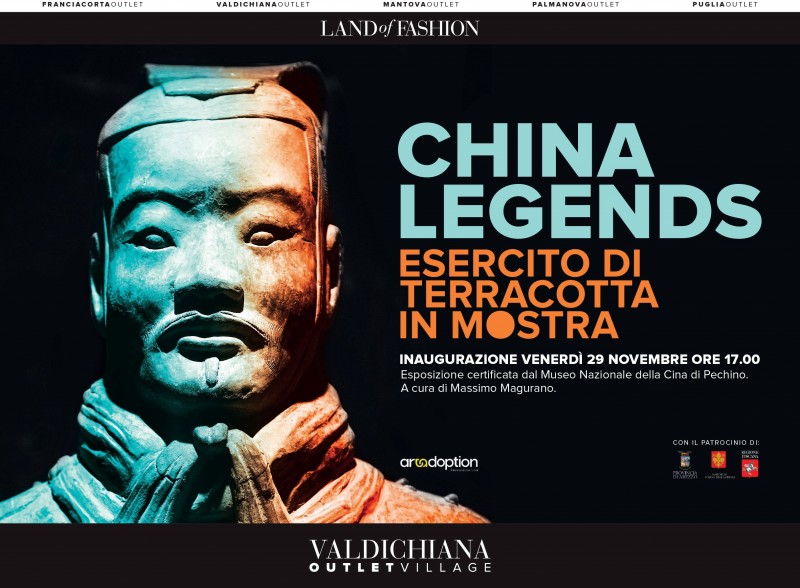 “China Legends”, l’Esercito di terracotta invade il Valdichiana Outlet Village